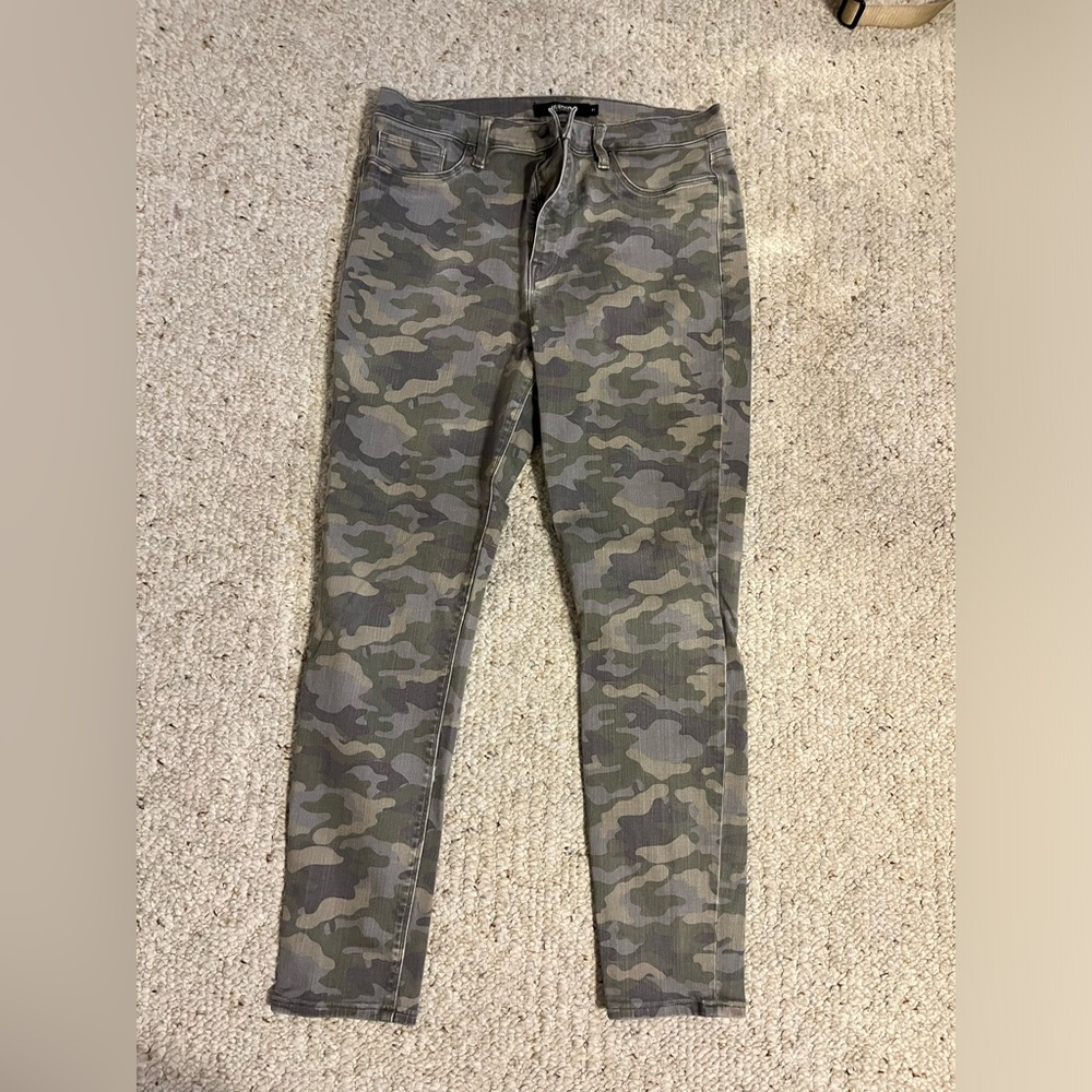 Hudson Camo Skinny Jeans